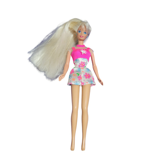 Vintage 1996 Pink Flower Fun Barbie - Picture 1 of 6